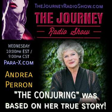 Andrea Perron: True Story behind THE CONJURING Movie - radio interview on THE JOURNEY Radio Show with Jen Kruse - TheJourneyRadioShow.com 