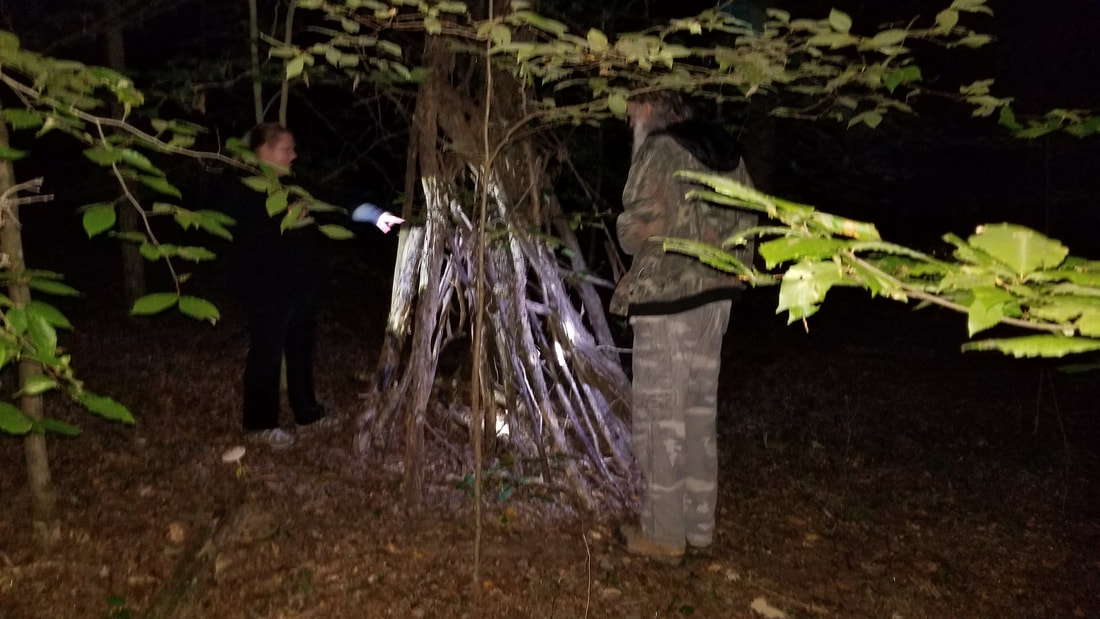 tipi structure at Squatchman Bigfoot Hotspot in Indiana - TheJourneyRadioShow.com 
